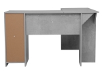 ΓΩΝΙΑΚΟ ΓΡΑΦΕΙΟ MATERA PAKOWORLD ΓΚΡΙ CEMENT 120X120X76ΕΚ