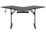 ΓΩΝΙΑΚΟ ΓΡΑΦΕΙΟ GAMING BRAXTON PAKOWORLD ΜΑΥΡΟ 120X120X76ΕΚ