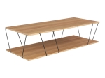 ΤΡΑΠΕΖΙ ΣΑΛΟΝΙΟΥ TARS PAKOWORLD SONOMA-ΜΑΥΡΟ 120X50X30ΕΚ