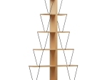 ΒΙΒΛΙΟΘΗΚΗ MINI TARS PAKOWORLD SONOMA-ΜΑΥΡΟ 130X22X146ΕΚ