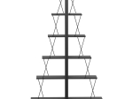 ΒΙΒΛΙΟΘΗΚΗ MINI TARS PAKOWORLD ΑΝΘΡΑΚΙ-ΜΑΥΡΟ 130X22X146ΕΚ