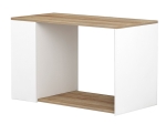 ΤΡΑΠΕΖΙ ΣΑΛΟΝΙΟΥ HATTIE PAKOWORLD ΦΥΣΙΚΟ-ΛΕΥΚΟ 80X40X50ΕΚ