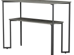 ΚΟΝΣΟΛΑ HOMER PAKOWORLD ΓΚΡΙ ΜΑΡΜΑΡΟΥ-ΜΑΥΡΟ 110X48X85ΕΚ