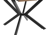 TΡΑΠΕΖΙ LYDIA PAKOWORLD MDF ΕΠΕΚΤΕΙΝΟΜΕΝΟ ΚΑΡΥΔΙ-ΜΑΥΡΟ 120-160X120X79ΕΚ