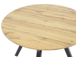 TΡΑΠΕΖΙ ANNIE PAKOWORLD MDF SONOMA-ΜΑΥΡΟ Φ100X76ΕΚ