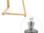 TΡΑΠΕΖΙ GARREN PAKOWORLD MDF ΦΥΣΙΚΟ 150X90X75ΕΚ