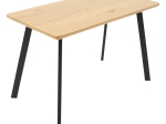 TΡΑΠΕΖΙ ADIRA PAKOWORLD MDF SONOMA-ΜΑΥΡΟ 120X60X75ΕΚ