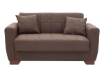 KΑΝΑΠΕΣ ΚΡΕΒΑΤΙ BEVERLY PAKOWORLD 2ΘΕΣΙΟΣ ΥΦΑΣΜΑ ΚΑΦΕ 153X80X78ΕΚ