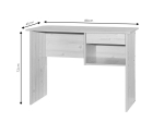 ΓΡΑΦΕΙΟ ΕΡΓΑΣΙΑΣ ΜΕ ΣΥΡΤΑΡΙ MICHAEL PAKOWORLD WENGE 88X45X72ΕΚ