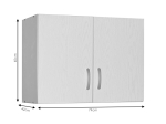 ΠΑΤΑΡΙ ΝΤΟΥΛΑΠΑΣ ZELIA PAKOWORLD ΔΙΦΥΛΛΟ OAK 79X42X60ΕΚ