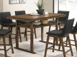 ΤΡΑΠΕΖΙ ΜΠΑΡ TENOR PAKOWORLD ΦΥΣΙΚΟ ΞΥΛΟ RUBBERWOOD-ΜDF ΚΑΡΥΔΙ 150X90X91.5ΕΚ