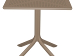ΤΡΑΠΕΖΙ GROOVY PAKOWORLD PP CAPPUCINO 80X80X74.5ΕΚ