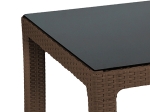 ΤΡΑΠΕΖΙ EXPLORE PAKOWORLD ΜΕ UV PROTECTION PP ΚΑΦΕ 90X90X73.5ΕΚ