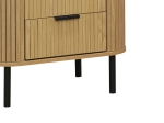 ΚΟΜΟΔΙΝΟ SCANDI PAKOWORLD ΜΕ 2 ΣΥΡΤΑΡΙΑ ΦΥΣΙΚΟ-ΜΑΥΡΟ 57X42X50ΕΚ