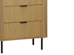 ΣΥΡΤΑΡΙΕΡΑ SCANDI PAKOWORLD ΜΕ 4 ΣΥΡΤΑΡΙΑ ΦΥΣΙΚΟ 79X46X115ΕΚ