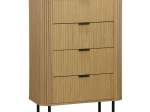 ΣΥΡΤΑΡΙΕΡΑ SCANDI PAKOWORLD ΜΕ 4 ΣΥΡΤΑΡΙΑ ΦΥΣΙΚΟ 79X46X115ΕΚ