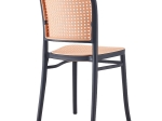 ΚΑΡΕΚΛΑ JUNIPER PAKOWORLD ΜΕ UV PROTECTION PP ΜΑΥΡΟ-ΜΠΕΖ 51X40.5X86.5ΕΚ.