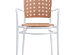 ΠΟΛΥΘΡΟΝΑ JUNIPER PAKOWORLD ΜΕ UV PROTECTION PP ΜΠΕΖ- ΛΕΥΚΟ 56X52.5X86.5ΕΚ.