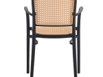 ΠΟΛΥΘΡΟΝΑ JUNIPER PAKOWORLD ΜΕ UV PROTECTION PP ΜΠΕΖ-ΜΑΥΡΟ 56X52.5X86.5ΕΚ.