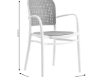 ΠΟΛΥΘΡΟΝΑ JUNIPER PAKOWORLD ΜΕ UV PROTECTION PP ΜΠΕΖ-ΜΑΥΡΟ 56X52.5X86.5ΕΚ.