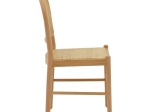 ΚΑΡΕΚΛΑ ALESSIA PAKOWORLD ΞΥΛΟ ΟΞΙΑΣ-RATTAN ΦΥΣΙΚΟ 43X40X89ΕΚ