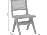 ΚΑΡΕΚΛΑ WINSLOW PAKOWORLD ΦΥΣΙΚΟ RUBBERWOOD 45X56X82ΕΚ