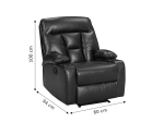 ΠΟΛΥΘΡΟΝΑ RELAX ΜΕ ΠΟΤΗΡΟΘΗΚΗ TERPSI PAKOWORLD ΚΑΦΕ PU 80X94X100ΕΚ