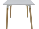 ΤΡΑΠΕΖΙ NATALI PAKOWORLD MDF ΛΕΥΚΟ-ΠΟΔΙΑ ΦΥΣΙΚΟ 120X80X76ΕΚ