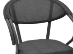 ΣΚΑΜΠΟ ΜΠΑΡ EFOLIAN PAKOWORLD ΜΑΥΡΟ ΑΛΟΥΜΙΝΙΟ-ΜΑΥΡΟ TEXTILENE 58X58X113ΕΚ