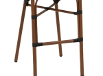 ΣΚΑΜΠΟ ΜΠΑΡ EFOLIAN PAKOWORLD ΚΑΡΥΔΙ ΑΛΟΥΜΙΝΙΟ-ΓΚΡΙ TEXTILENE 58X58X113ΕΚ