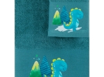 Borea Πετσέτες Σετ 2ΤΜΧ Δεινόσαυρος 70 x 120 / 30 x 50 cm Πετρόλ