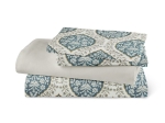 Borea Σεντόνια Εμπριμέ Σετ Damask Μπεζ Υπέρδιπλα (2) 240 x 260 cm + (2) 50 x 70 cm Μπεζ