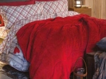 Amo la Casa Κουβέρτα Βελουτέ Πολυτελείας King Size 260Χ250 - Κόκκινη