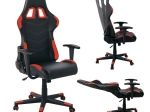 BF9150 GAMING ΠΟΛΥΘΡΟΝΑ ΓΡΑΦΕΙΟΥ, ΑΝΑΚΛΙΣΗ ΠΛΑΤΗΣ ΕΩΣ 90°, PU ΜΑΥΡΟ - ΚΟΚΚΙΝΟ