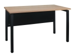UNIT ΓΡΑΦΕΙΟ ΜΕΤΑΛΛΟ ΒΑΦΗ ΜΑΥΡΟ, MELAMINE ΑΠΟΧΡΩΣΗ SONOMA