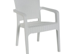 LORA ΠΟΛΥΘΡΟΝΑ ΚΗΠΟΥ ΣΤΟΙΒΑΖΟΜΕΝΗ, PP (RATTAN LOOK) ΑΠΟΧΡΩΣΗ ΑΣΠΡΟ