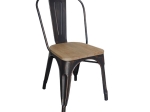 RELIX WOOD ΚΑΡΕΚΛΑ-PRO, ΜΕΤΑΛΛΟ ΒΑΦΗ ANTIQUE BLACK, ΑΠΟΧΡΩΣΗ ΞΥΛΟΥ NATURAL OAK