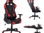 BF8050 GAMING ΠΟΛΥΘΡΟΝΑ ΓΡΑΦΕΙΟΥ, ΑΝΑΚΛΙΣΗ ΠΛΑΤΗΣ ΕΩΣ 90°, PU ΜΑΥΡΟ - ΚΟΚΚΙΝΟ
