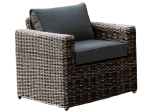 ARIZONA ΠΟΛΥΘΡΟΝΑ ΚΑΘΙΣΤΙΚΟΥ ΚΗΠΟΥ ALU, WICKER GREY BROWN, ΜΑΞΙΛΑΡΙΑ ΑΝΘΡΑΚΙ
