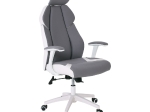 BF8300 ΠΟΛΥΘΡΟΝΑ ΓΡΑΦΕΙΟΥ ΔΙΕΥΘΥΝΤΗ, MICROFIBER ΓΚΡΙ PU ΑΣΠΡΟ