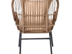 SALSA MAX ΠΟΛΥΘΡΟΝΑ ΜΕΤΑΛΛΟ ΒΑΦΗ ΜΑΥΡΟ, WICKER ΦΥΣΙΚΟ, ΜΑΞΙΛΑΡΙ ΜΠΕΖ