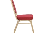 HILTON ΚΑΡΕΚΛΑ ΜΕΤΑΛΛΟ ΒΑΦΗ LIGHT GOLD, ΥΦΑΣΜΑ ΚΟΚΚΙΝΟ