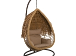 SALSA TROPIC ΚΡΕΜΑΣΤΗ ΠΟΛΥΘΡΟΝΑ, WICKER ΦΥΣΙΚΟ, ΜΕΤΑΛΛΟ BROWN, ΜΑΞΙΛΑΡΙ ΜΠΕΖ