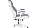 BF8300 ΠΟΛΥΘΡΟΝΑ ΓΡΑΦΕΙΟΥ ΔΙΕΥΘΥΝΤΗ, MICROFIBER ΓΚΡΙ PU ΑΣΠΡΟ