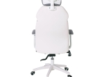 BF8300 ΠΟΛΥΘΡΟΝΑ ΓΡΑΦΕΙΟΥ ΔΙΕΥΘΥΝΤΗ, MICROFIBER ΓΚΡΙ PU ΑΣΠΡΟ