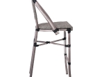COSTA ΣΚΑΜΠΟ BAR ΜΕ ΠΛΑΤΗ, ΑΛΟΥΜΙΝΙΟ ΑΠΟΧΡΩΣΗ ANTIQUE GREY, TEXTILENE ΜΠΕΖ