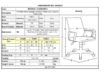 BF8950 ΠΟΛΥΘΡΟΝΑ ΓΡΑΦΕΙΟΥ ΑΣΠΡΟ - ΓΚΡΙ, MESH ΓΚΡΙ, ΥΦΑΣΜΑ ΓΚΡΙ