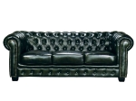 CHESTERFIELD BIRMINGHAM KΑΝΑΠΕΣ 3ΘΕΣΙΟΣ ΣΑΛΟΝΙΟΥ ΚΑΘΙΣΤΙΚΟΥ,ΔΕΡΜΑ ANTIQUE GREEN