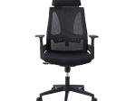 BF8750 ΠΟΛΥΘΡΟΝΑ ΓΡΑΦΕΙΟΥ ΔΙΕΥΘΥΝΤΗ, MESH ΜΑΥΡΟ, ΥΦΑΣΜΑ ΜΑΥΡΟ