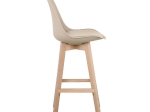 MARTIN ΣΚΑΜΠΟ BAR ΟΞΙΑ ΦΥΣΙΚΟ, PP-PU SAND BEIGE, ΜΟΝΤΑΡΙΣΜΕΝΗ ΤΑΠΕΤΣΑΡΙΑ